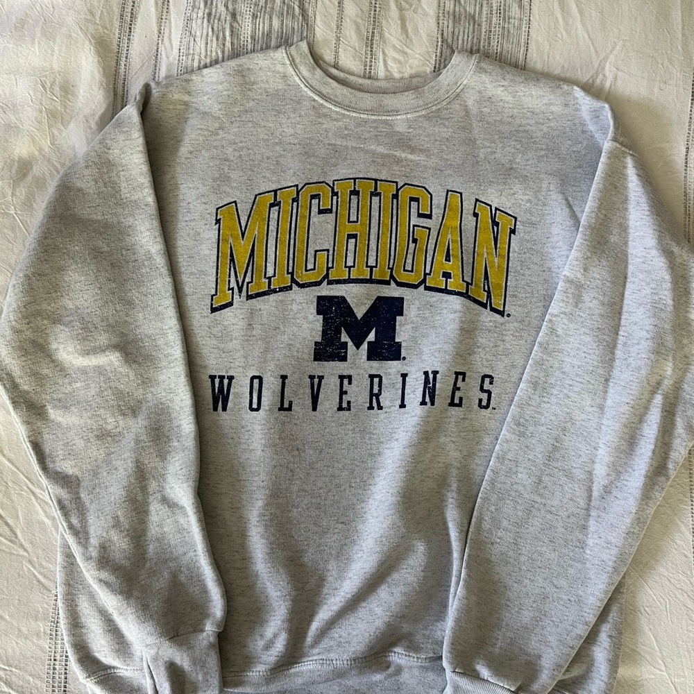 Michigan Wolverines Gray Sweatshirt